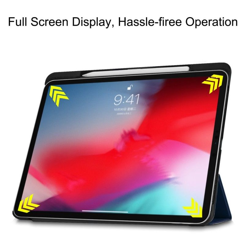 Smart Case iPad Pro 11" (2018) (2020) Szary Czarny Składany Uchwyt Na Ołówek