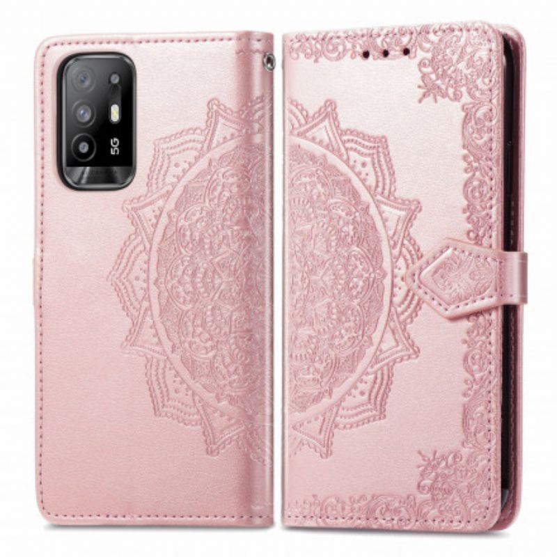 Etui Folio Do Oppo A94 5g Mandala Średniowiecze