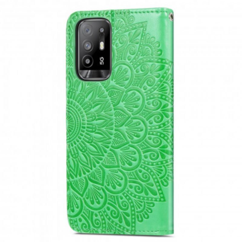 Etui Folio Do Oppo A94 5g Plemienne Liście