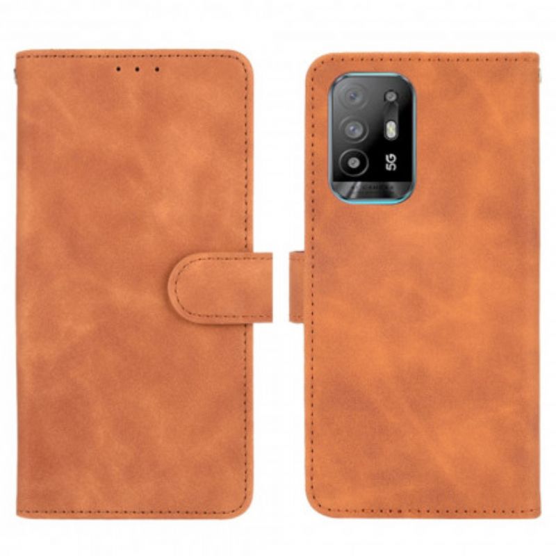 Etui Folio Oppo A94 5g Dotyk Skóry