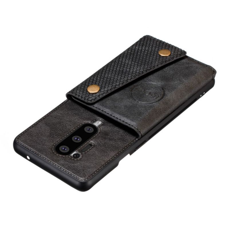 Etui OnePlus 8 Pro Czarny Portfel Zatrzaskowy Etui Ochronne