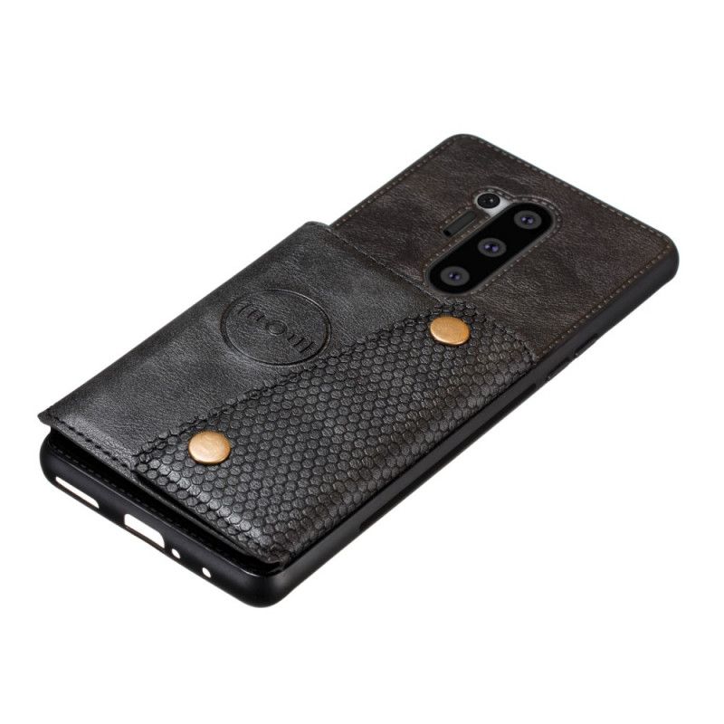 Etui OnePlus 8 Pro Czarny Portfel Zatrzaskowy Etui Ochronne