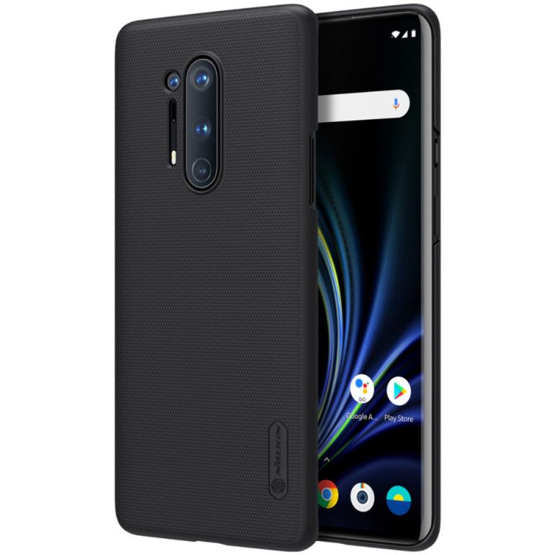 Etui OnePlus 8 Pro Czerwony Czarny Sztywny Matowy Nillkin