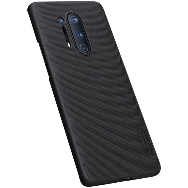 Etui OnePlus 8 Pro Czerwony Czarny Sztywny Matowy Nillkin