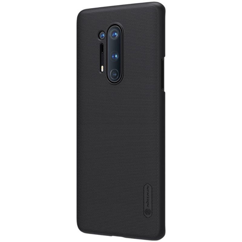 Etui OnePlus 8 Pro Czerwony Czarny Sztywny Matowy Nillkin