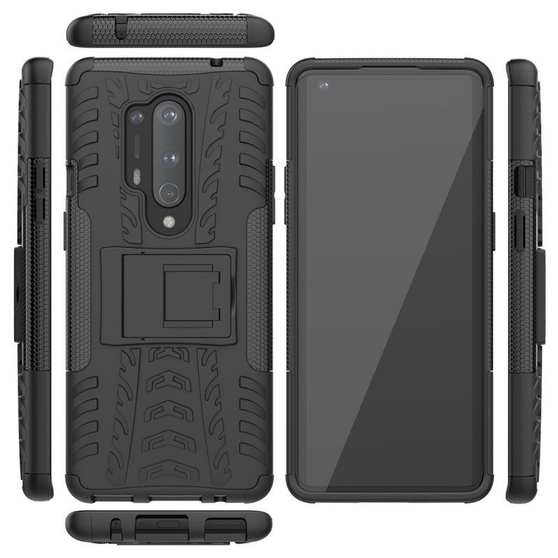 Etui OnePlus 8 Pro Czerwony Czarny Ultra Odporny