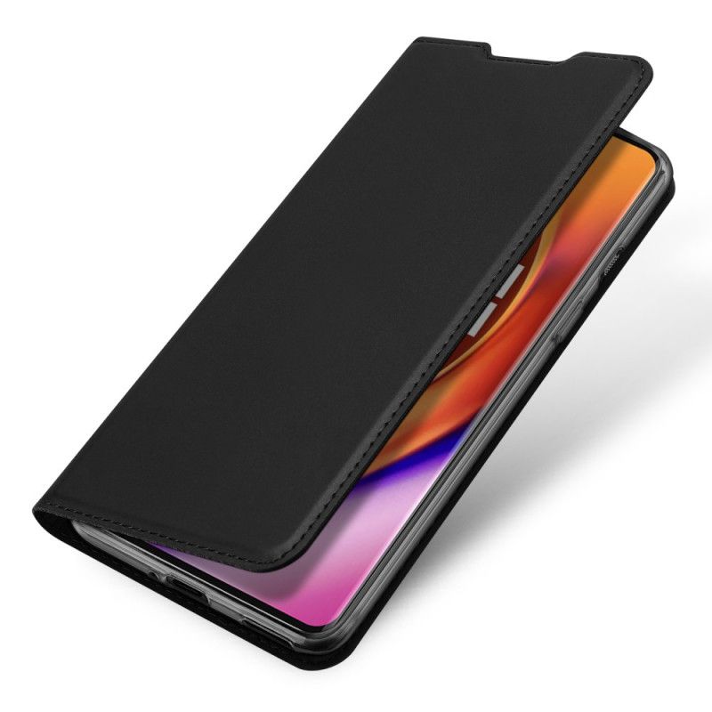 Flip Kotelot OnePlus 8 Pro Granatowy Czarny Pro Dux Ducis Skin