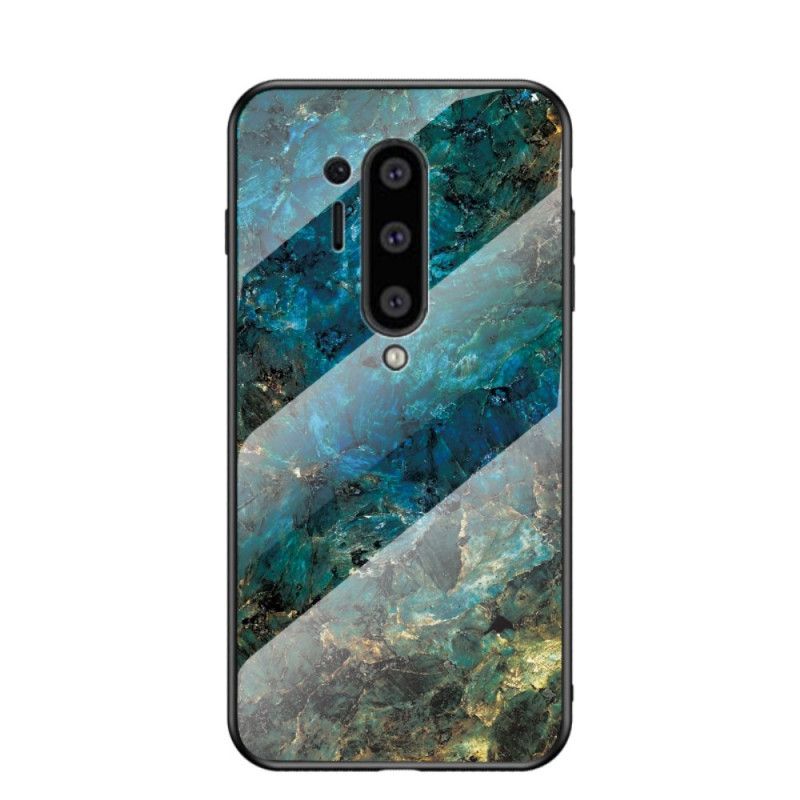 Futerały OnePlus 8 Pro Biały Czarny Etui na Telefon Szkło Hartowane W Kolorach Premum