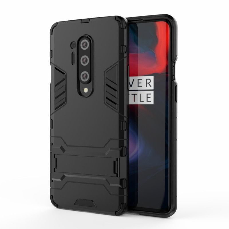 Futerały OnePlus 8 Pro Czerwony Czarny Etui na Telefon Język