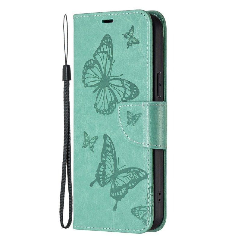 Etui Folio do Samsung Galaxy S23 Plus 5G Gigantyczne Motyle