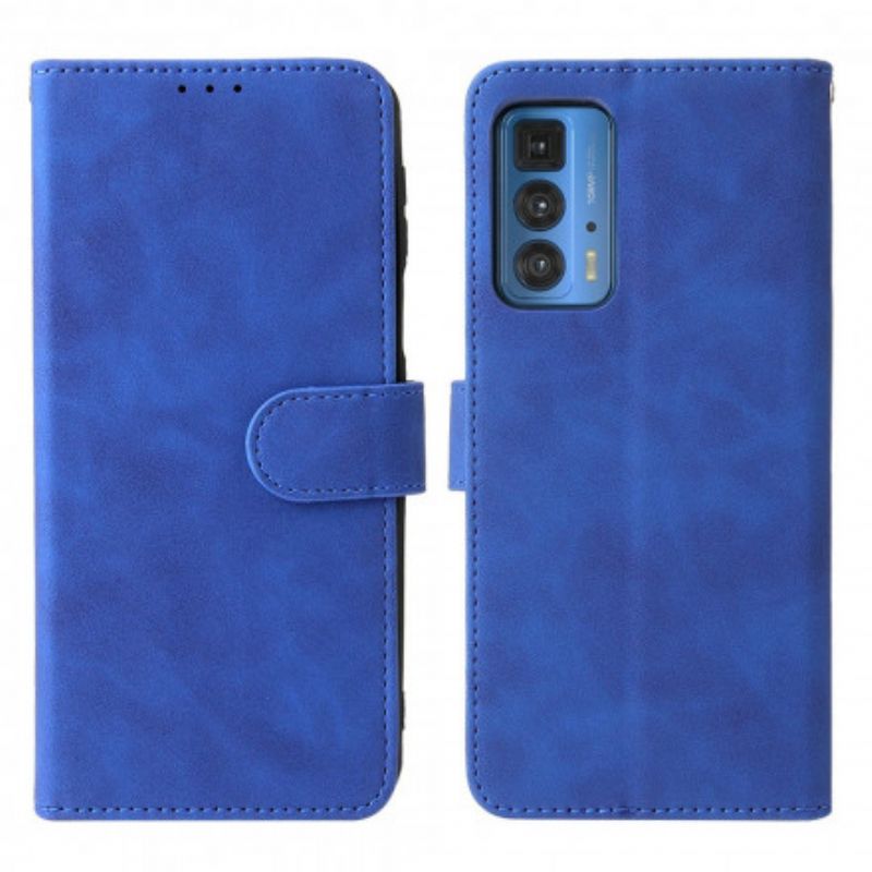 Etui Folio Motorola Edge 20 Pro Dotyk Skóry Etui Ochronne