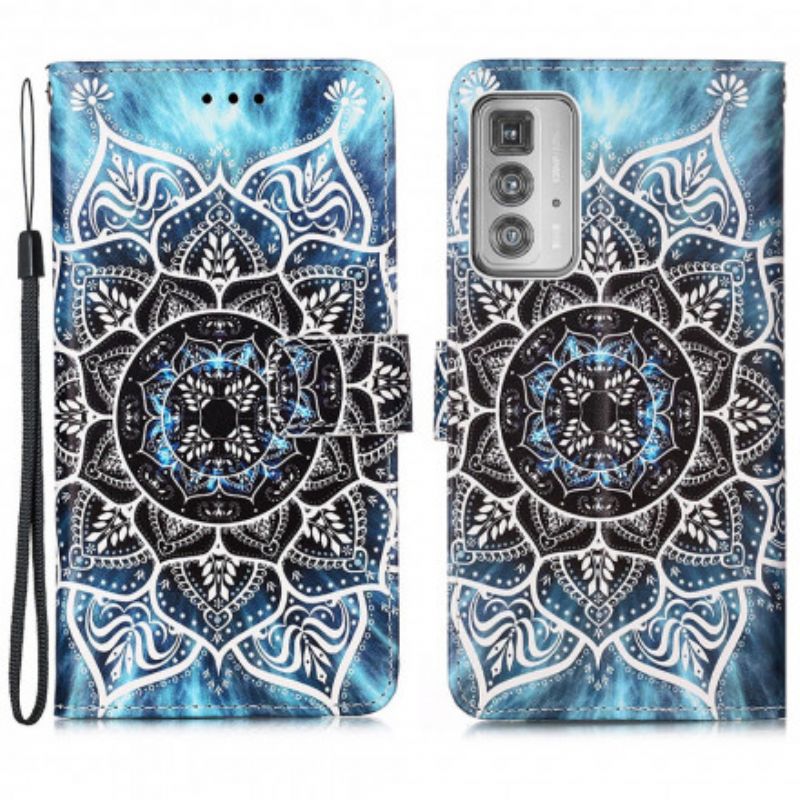 Etui Folio Motorola Edge 20 Pro Mandala Na Niebie