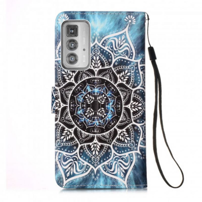 Etui Folio Motorola Edge 20 Pro Mandala Na Niebie