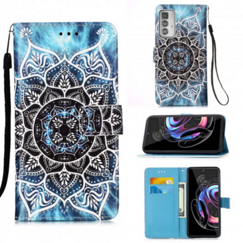 Etui Folio Motorola Edge 20 Pro Mandala Na Niebie