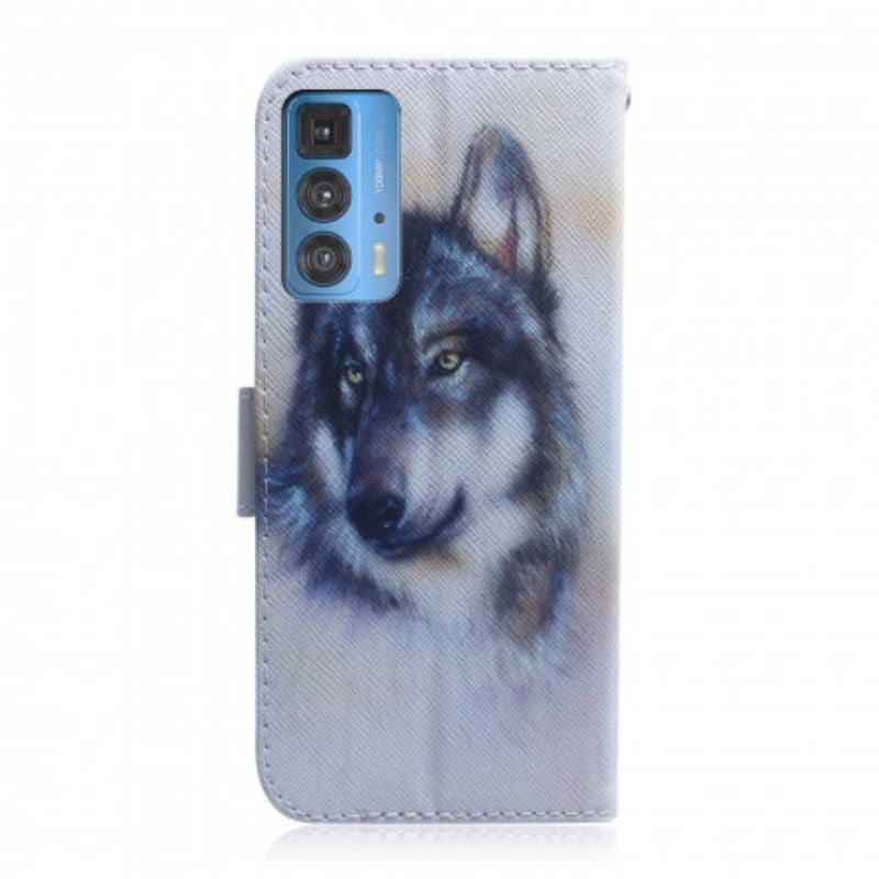 Etui Folio Motorola Edge 20 Pro Psi Wygląd Etui Ochronne