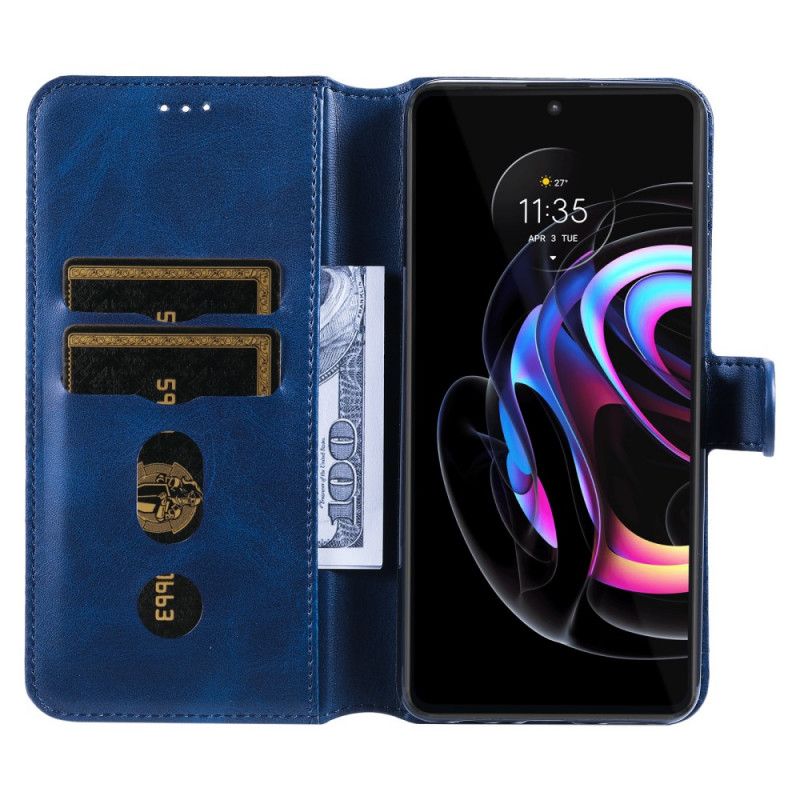 Etui Folio Motorola Edge 20 Pro Seria Jednolitych Kolorów