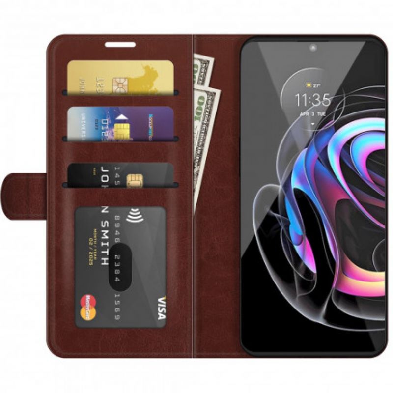 Etui Folio Motorola Edge 20 Pro Sztuczna Skóra Ultra Etui Ochronne