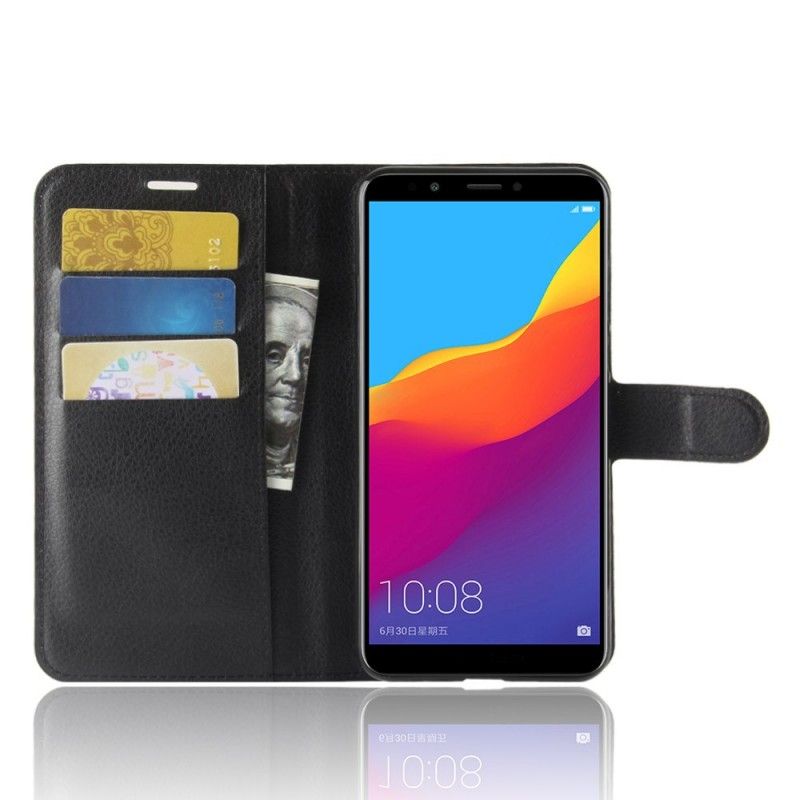 Etui Folio Honor 7C Biały Czarny Klasyczny Etui Ochronne