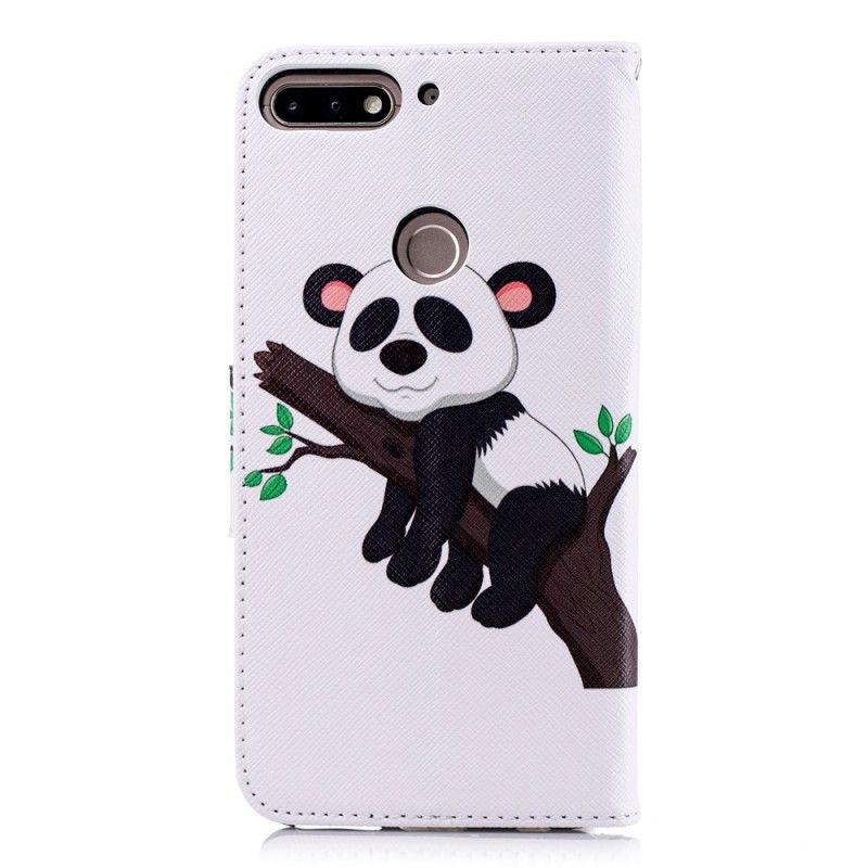 Etui Folio Honor 7C Leniwa Panda Etui Ochronne