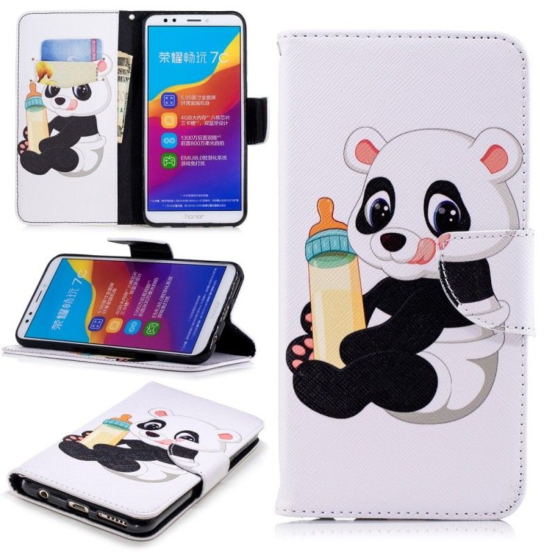 Etui Folio Honor 7C Mała Panda Etui Ochronne