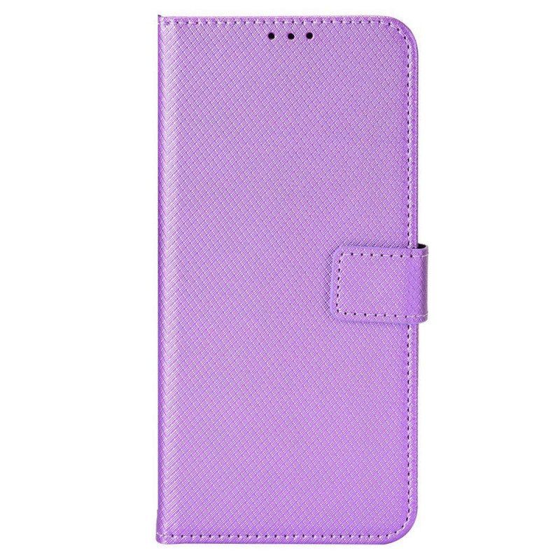 Etui Folio do Sony Xperia 5 IV z Łańcuch Pasek Ze Sztucznej Skóry