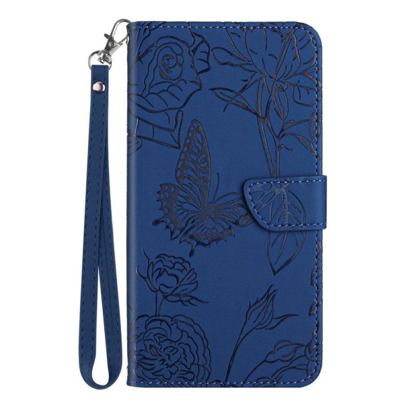 Etui Folio do Honor 90 Motyle I Smycz