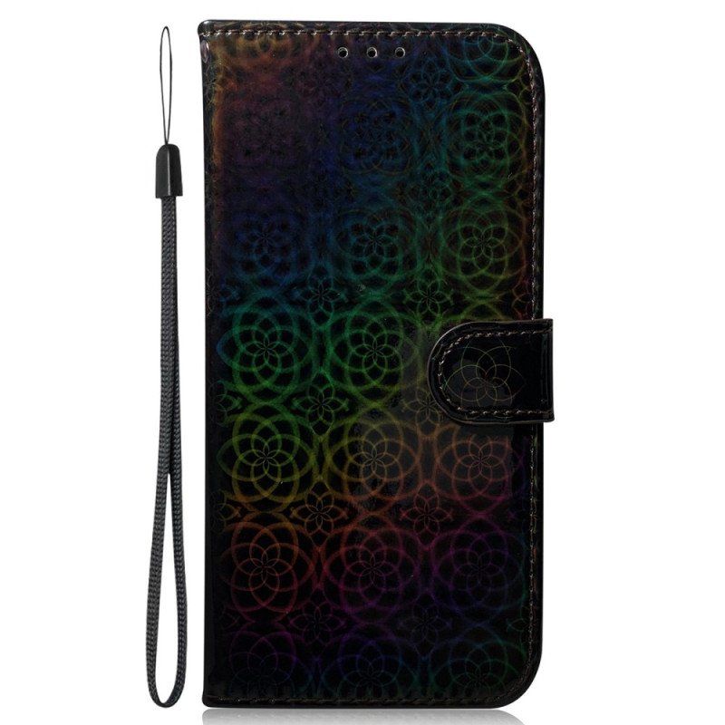 Etui Folio do Honor 90 z Łańcuch Dyskoteka Na Ramiączkach