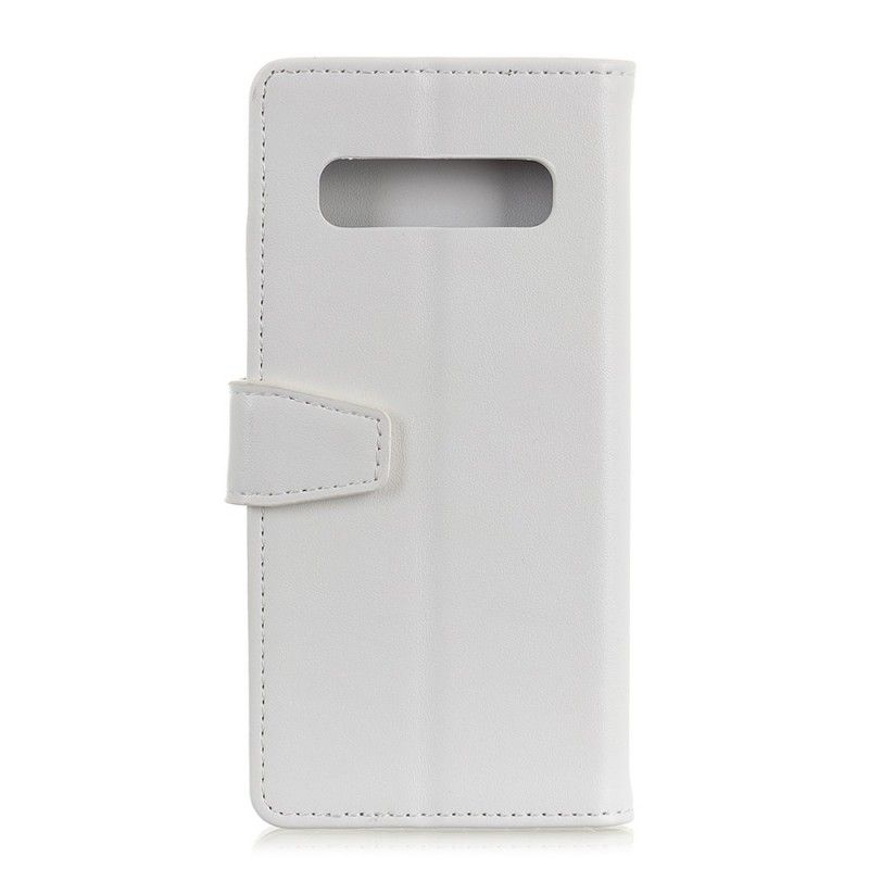 Etui Folio Samsung Galaxy S10 Plus Imitacja Skóry