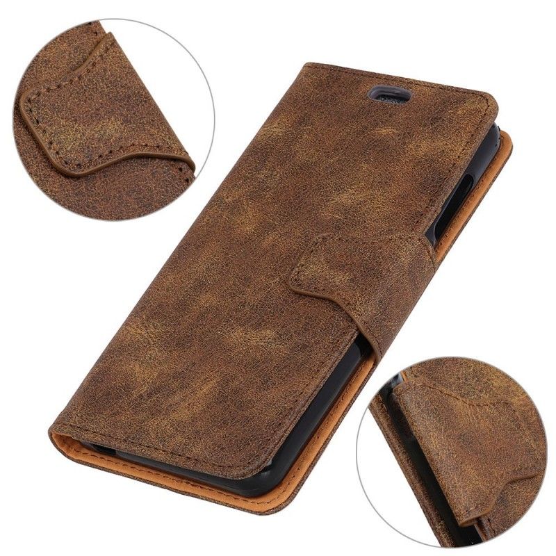 Etui Folio Samsung Galaxy S10 Plus Klapa Ze Sztucznej Skóry W Stylu Retro