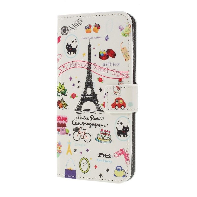 Etui Folio Samsung Galaxy S10 Plus Kocham Paryż Etui Ochronne