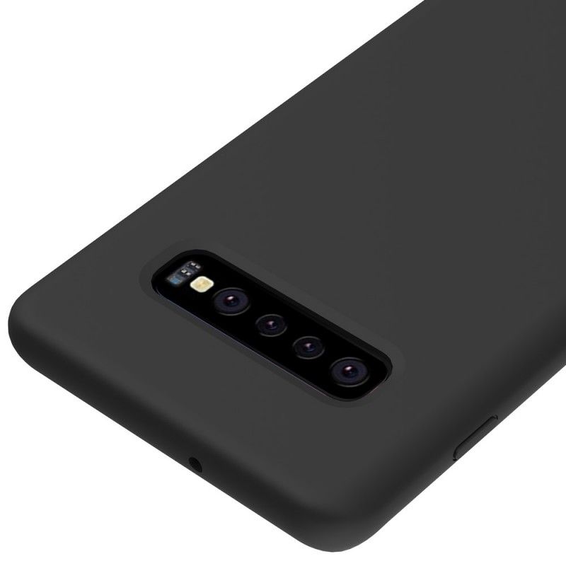 Etui Samsung Galaxy S10 Plus Biały Czarny Silikon