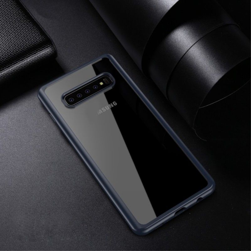 Etui Samsung Galaxy S10 Plus Ciemnoniebieski Seria Ipaky Hybrydowa Etui Ochronne