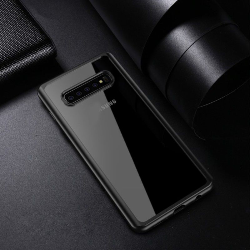 Etui Samsung Galaxy S10 Plus Ciemnoniebieski Seria Ipaky Hybrydowa Etui Ochronne