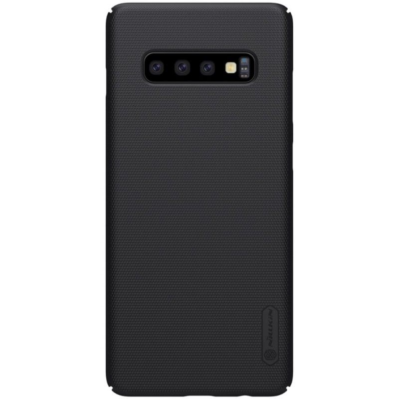 Etui Samsung Galaxy S10 Plus Czarny Sztywny Matowy Nillkin