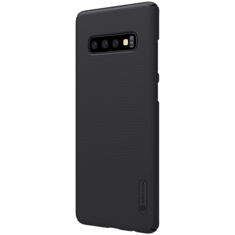 Etui Samsung Galaxy S10 Plus Czarny Sztywny Matowy Nillkin