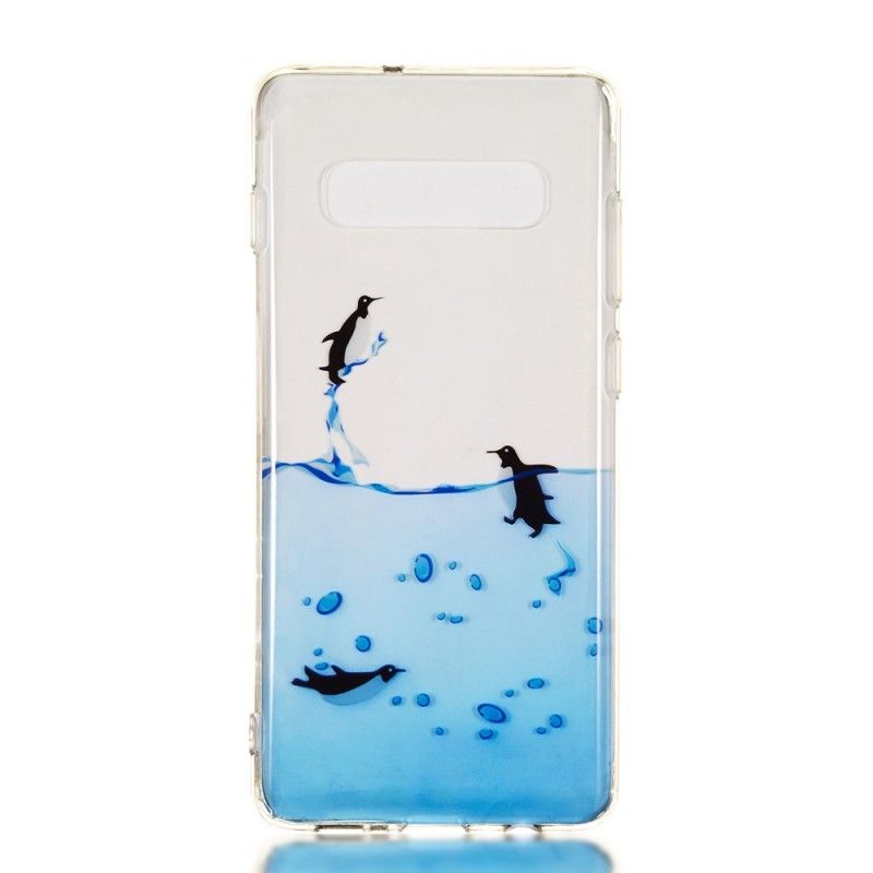 Etui Samsung Galaxy S10 Plus Gra W Pingwiny Etui Ochronne