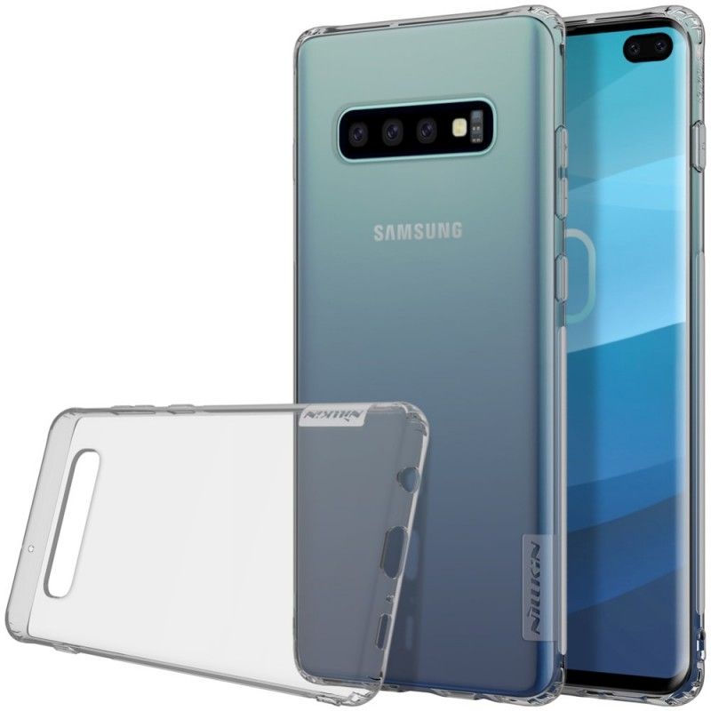 Futerały Samsung Galaxy S10 Plus Biały Przezroczysty Nillkin