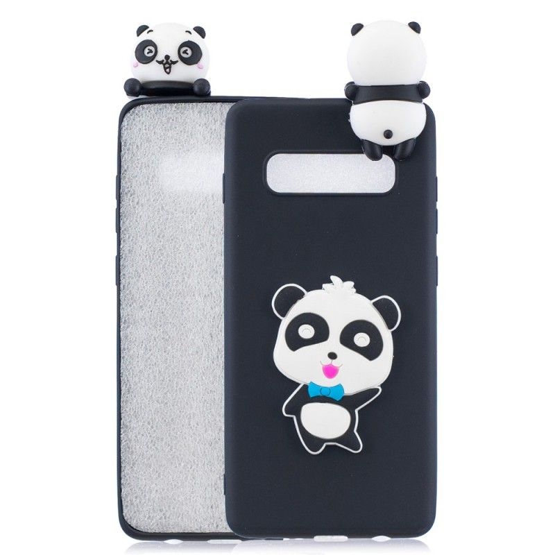 Futerały Samsung Galaxy S10 Plus Czerwony Etui na Telefon 3D Moja Panda