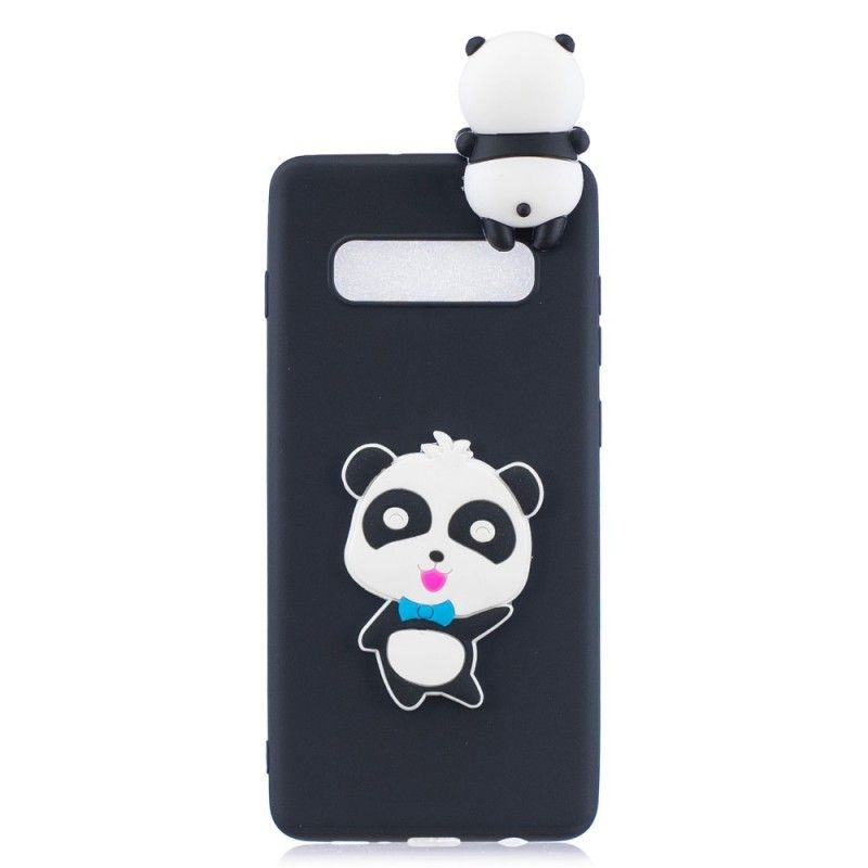 Futerały Samsung Galaxy S10 Plus Czerwony Etui na Telefon 3D Moja Panda