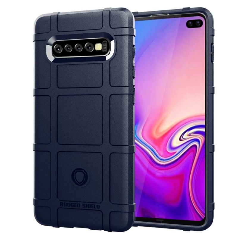 Futerały Samsung Galaxy S10 Plus Szary Czarny Etui na Telefon Wytrzymała Tarcza