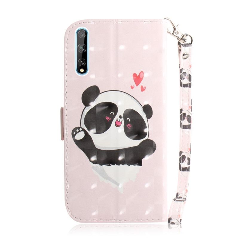 Etui Folio Huawei P Smart S Miłość Pandy Ze Stringami Etui Ochronne