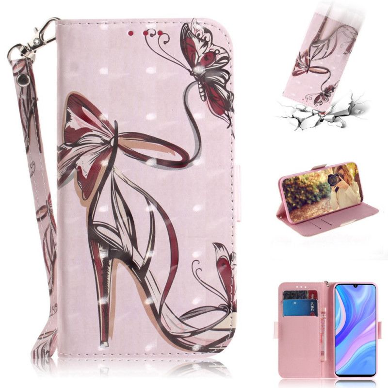 Etui Folio Huawei P Smart S Pompka Z Paskiem Etui Ochronne