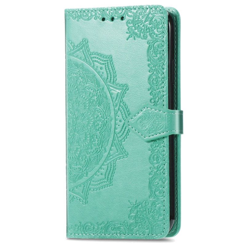 Etui Folio Motorola Edge 50 Pro Barokowa Mandala Z Paskiem Etui Ochronne