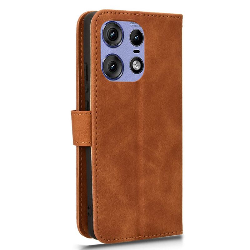 Etui Folio Motorola Edge 50 Pro Efekt Zamszu Etui Ochronne