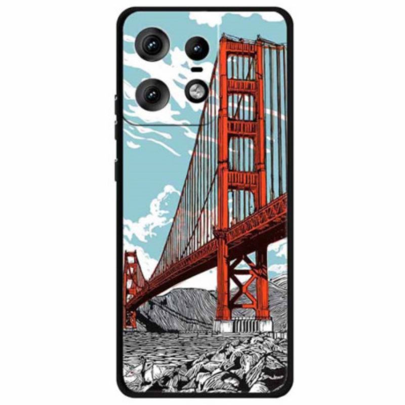 Etui Motorola Edge 50 Pro Most Golden Gate