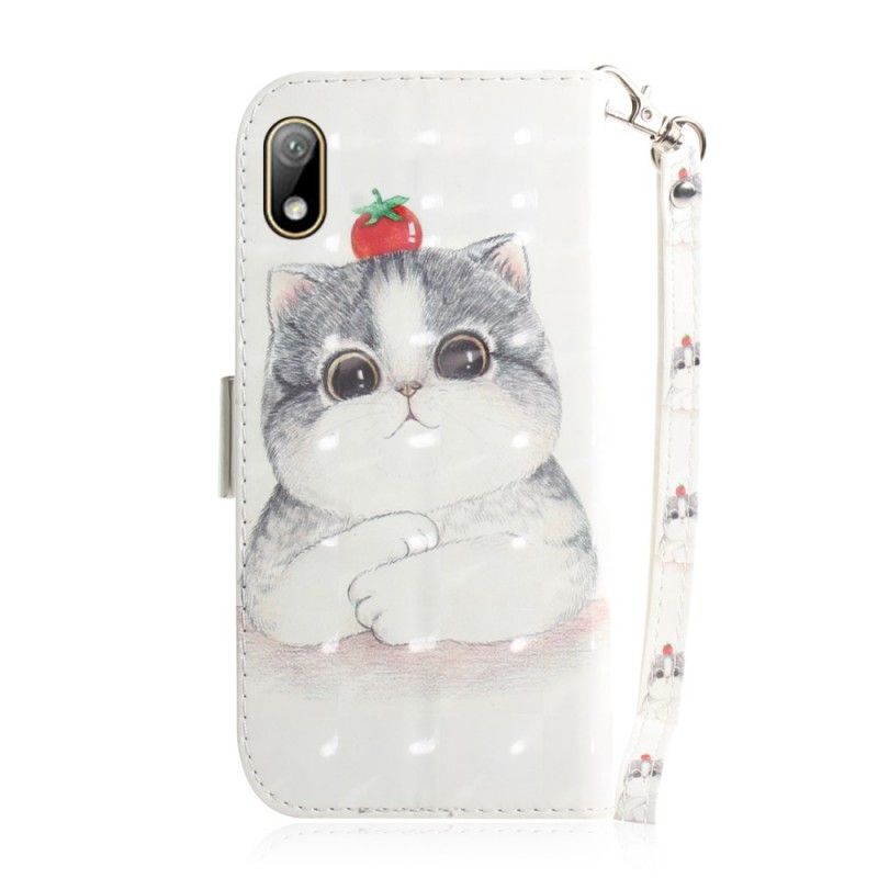 Etui Folio Huawei Y5 2019 Pomidor Na Stringach Cat