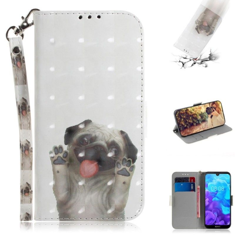 Obudowa Huawei Y5 2019 Etui na Telefon Kocham Mojego Psa W Stringach