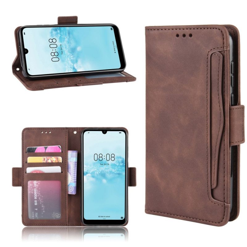 Etui Folio Honor 8S Czerwony Czarny Multikarta Pierwszej Klasy Etui Ochronne