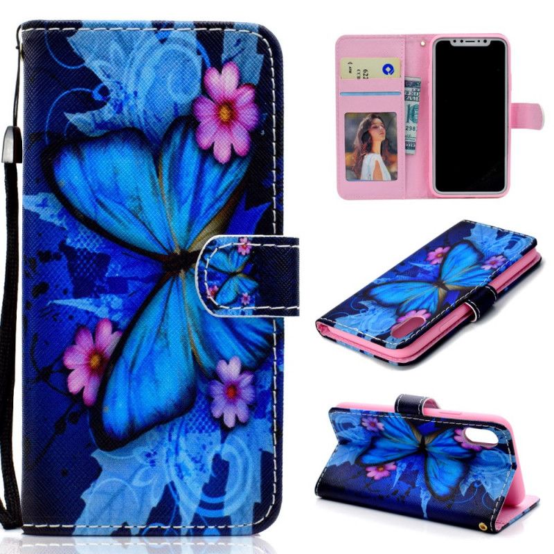 Etui Folio Honor 8S Motyl Tropikalny Etui Ochronne