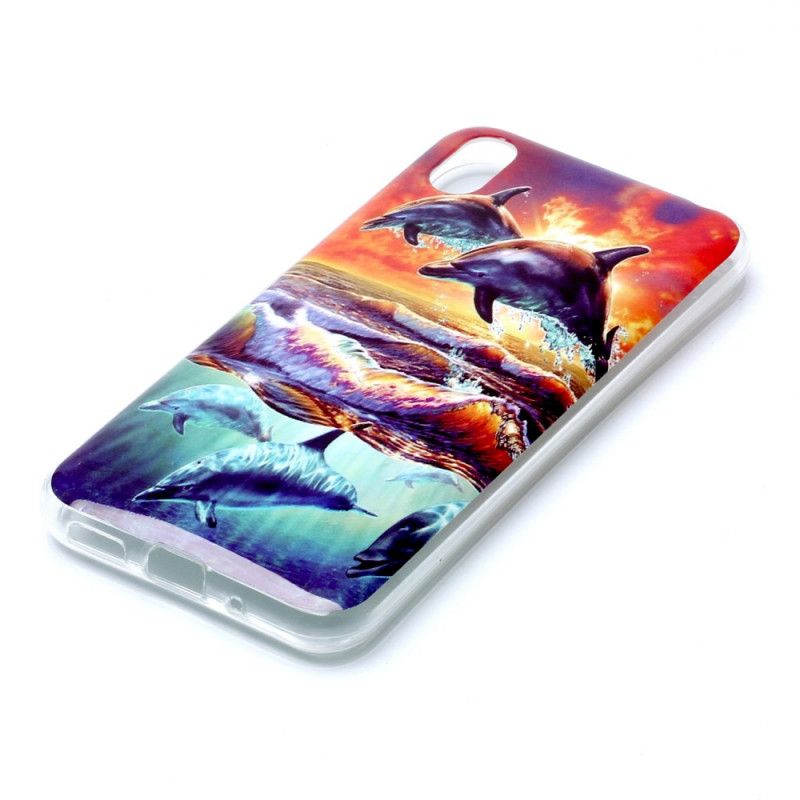 Etui Honor 8S Delfiny Na Wolności